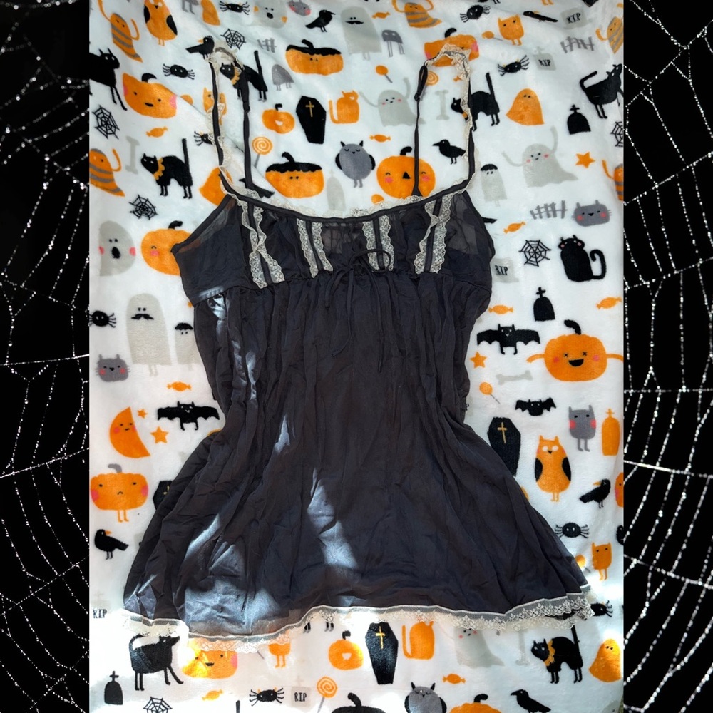 Vintage Victorias secret babydoll slip top